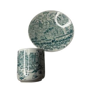 Denmark Cityscape Mug and‎ Plate Set